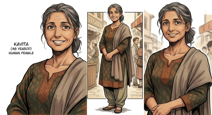 Kavita Raj character artwork