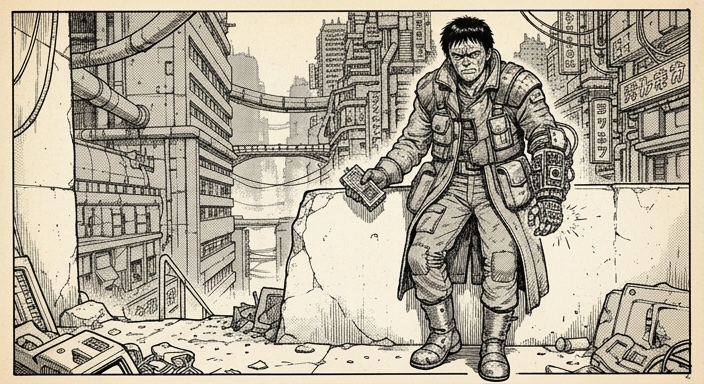Rhys character artwork