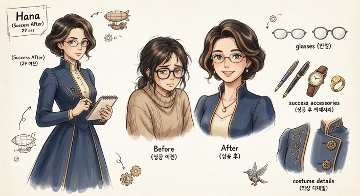 이은경 character artwork